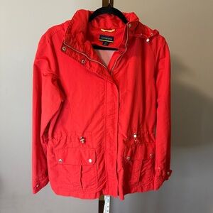 Lands' End Women's Vibrant Red Utility Jacket
